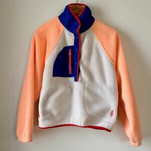 Free People FP Movement Hot the Slopes Colorblock Fleece Pullover